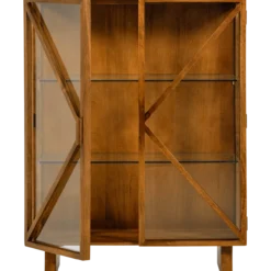 Kella 2-deurs kast mangohout naturel