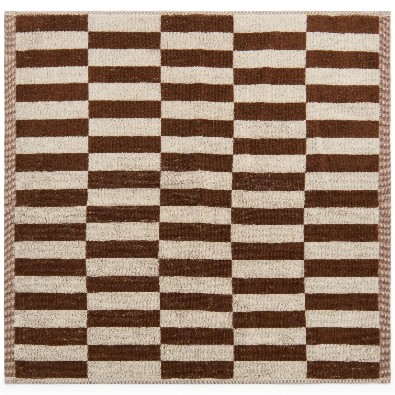 Keukendoek Bonnie 50x50 cm choco/off-white - set van 2