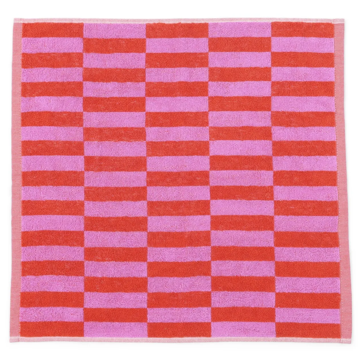 Keukendoek Bonnie 50x50 cm pink/red - set van 2