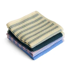 Keukendoekje Canteen organic yellow/green - set van 2