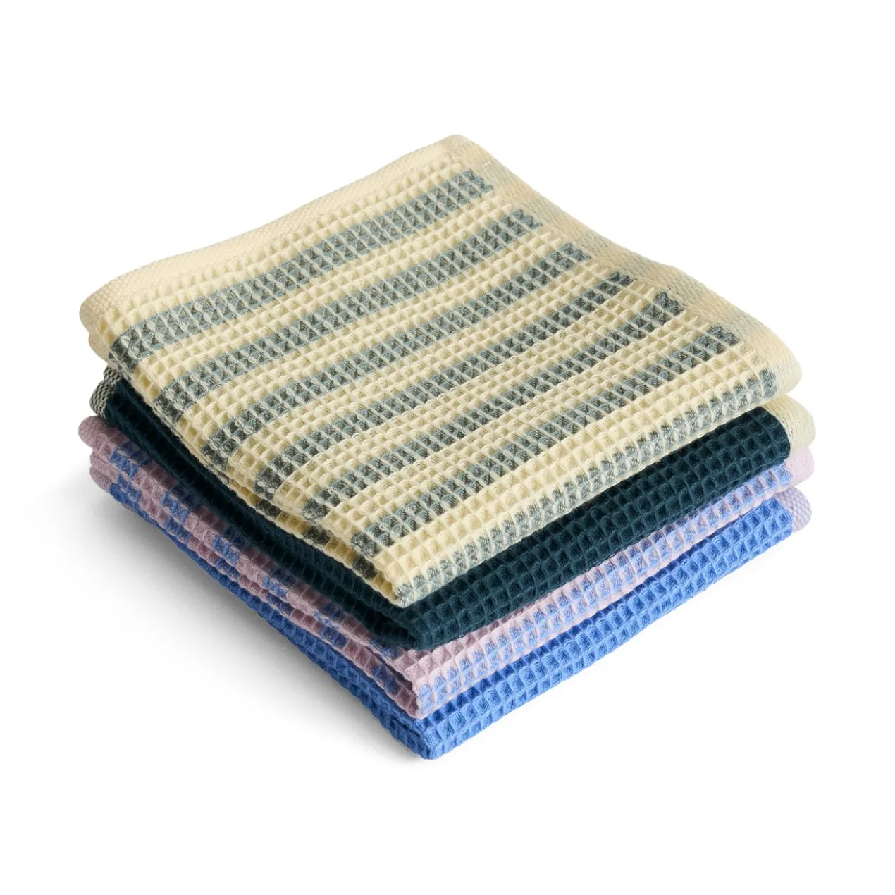 Keukendoekje Canteen organic yellow/green - set van 2