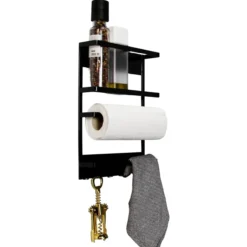 Keukenrek magnetisch Magnetisch keukenrek zwart