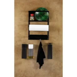 Keukenrek magnetisch Magnetisch keukenrek zwart