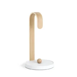 Keukenrolhouder Bellwood Wit Naturel Hout
