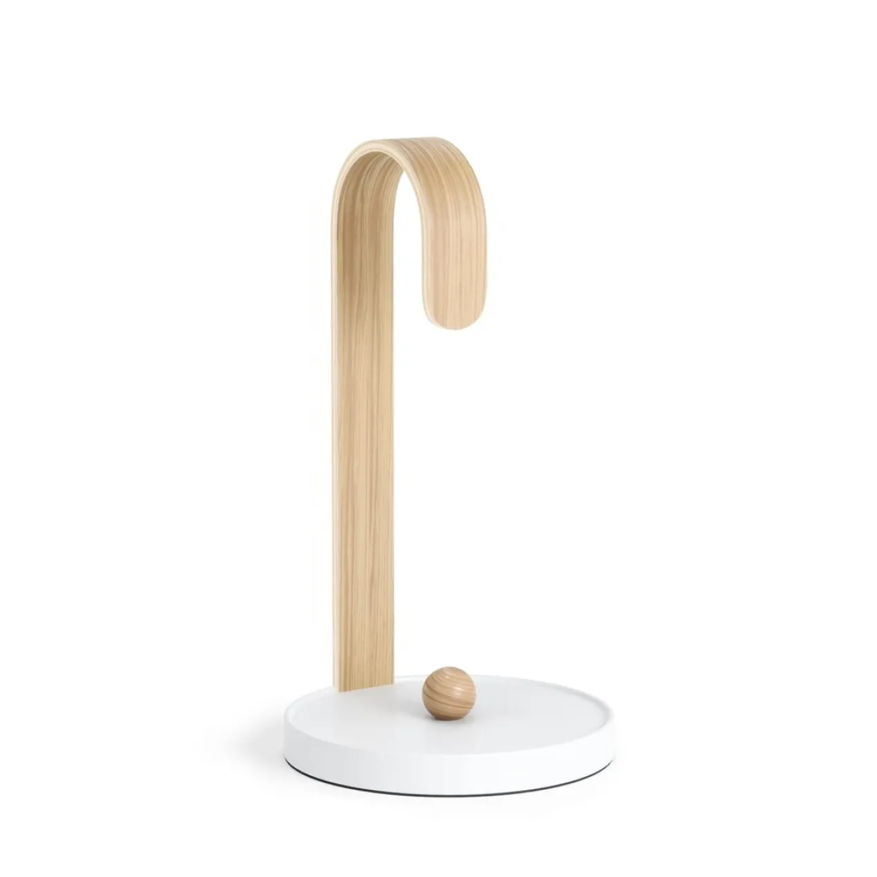 Keukenrolhouder Bellwood Wit Naturel Hout