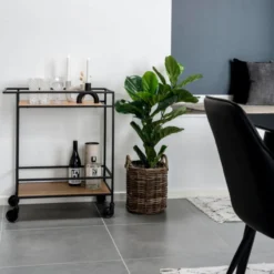 Keukentrolley Flore hout Naturel