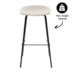 Kick barkruk Riga H80 cm champagne