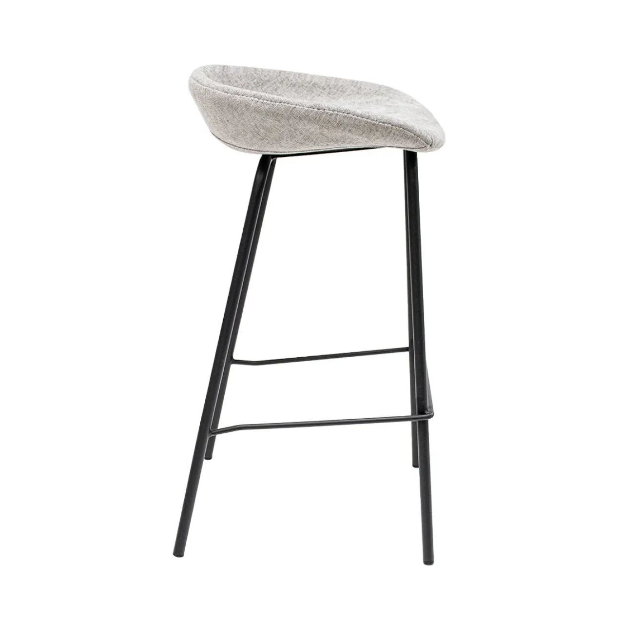 Kick barkruk Riga H70 cm grijs