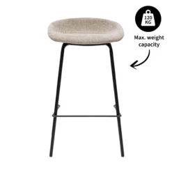 Kick barkruk Riga H70 cm taupe