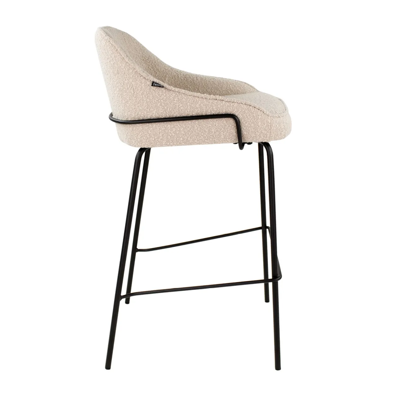 Kick barkruk Sepp - Bouclé - Beige