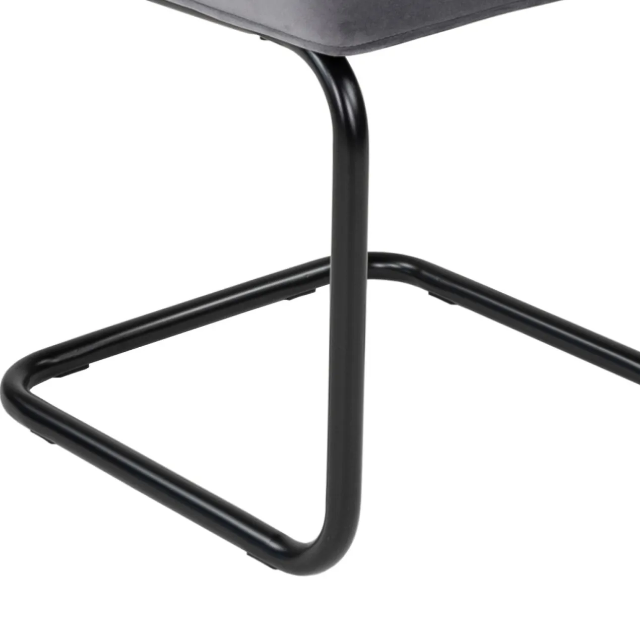 Kick buisframe stoel Ivy - donkergrijs
