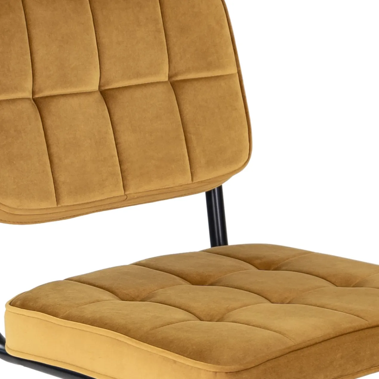 Kick buisframe stoel Ivy - goud