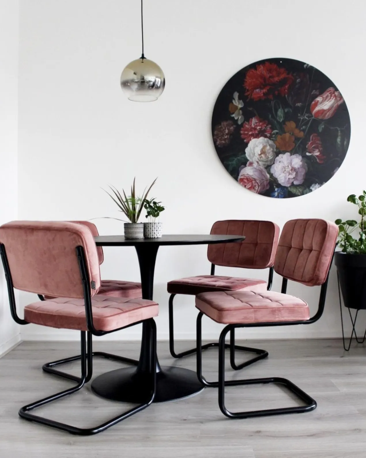 Kick buisframe stoel Ivy - goud