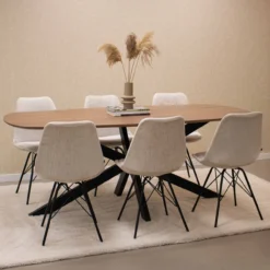 Kick eetkamerstoel Bren - beige