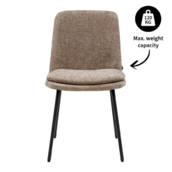 Kick eetkamerstoel Jet - taupe