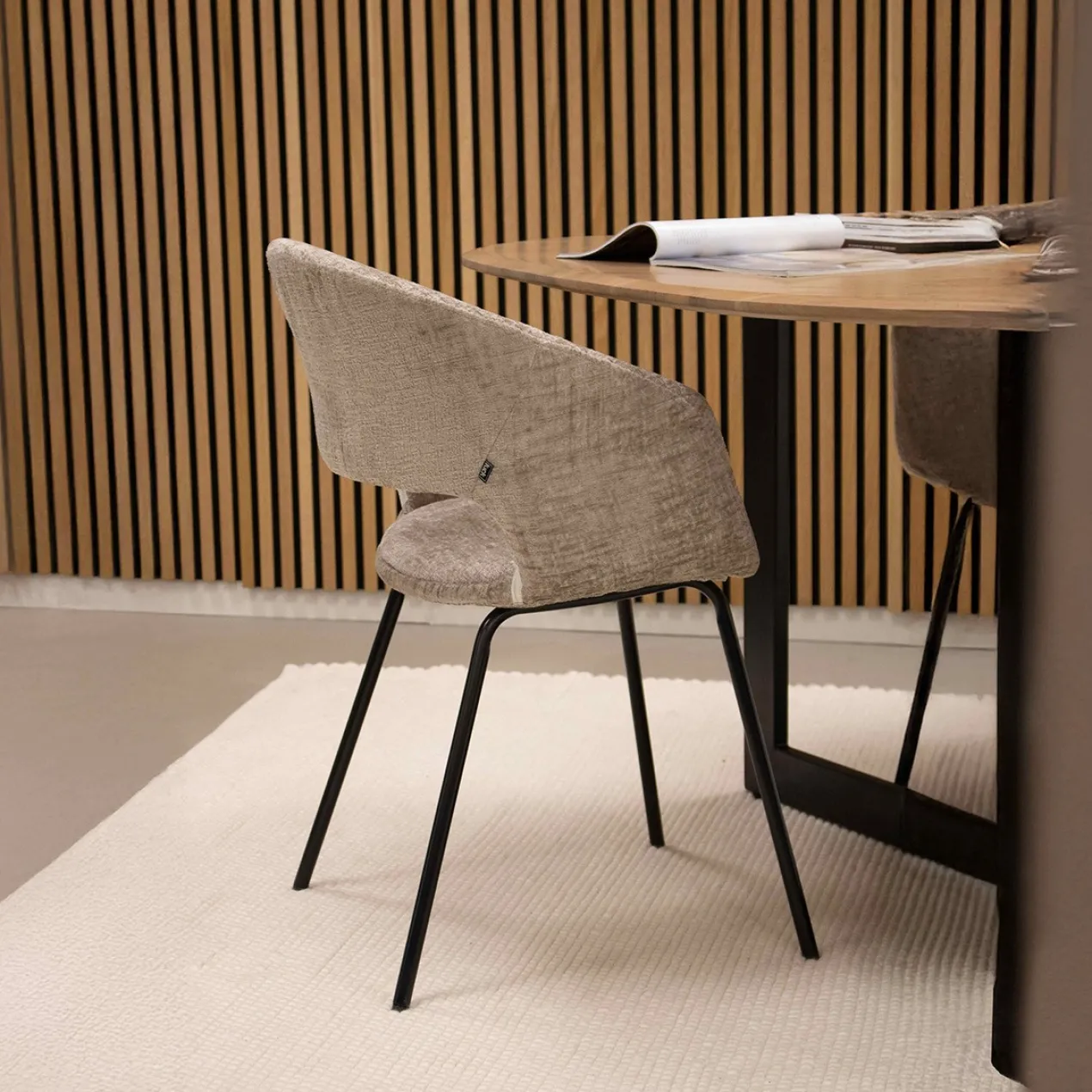Kick eetkamerstoel Mette - beige