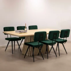 Kick eetkamerstoel Toby - zwart