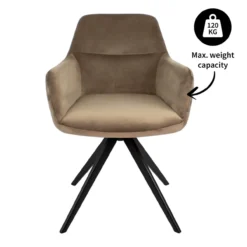 Kick eetkamerstoel Tom - taupe