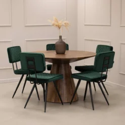 Kick eettafel Joe - 140 cm - bruin