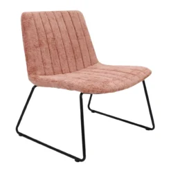 Kick fauteuil James - roze