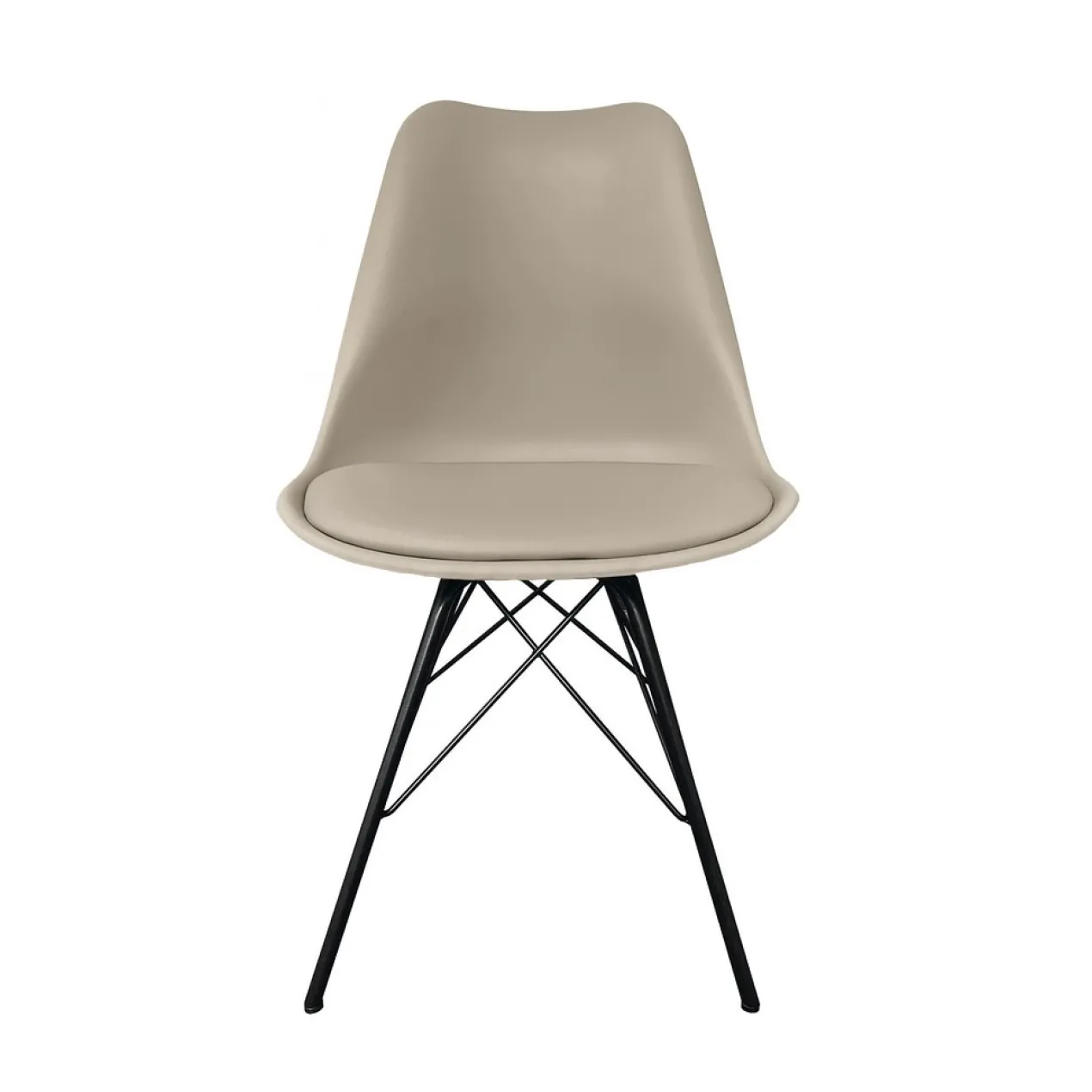 Kick kuipstoel Metal Luuk taupe