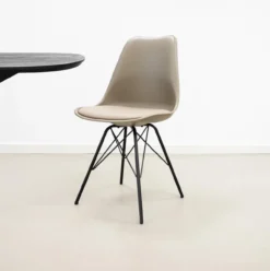 Kick kuipstoel Metal Luuk taupe