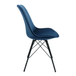 Kick Kuipstoel - Velvet d.blauw BL