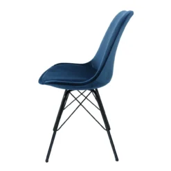 Kick Kuipstoel - Velvet d.blauw BL