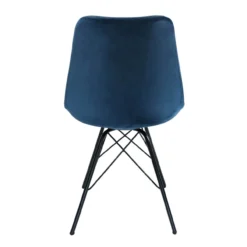 Kick Kuipstoel - Velvet d.blauw BL
