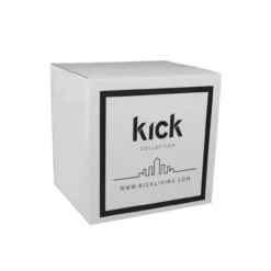Kick kuipstoel - Velvet d.grijs BL