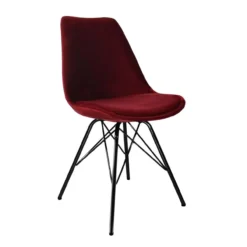 Kick kuipstoel - Velvet rood BL