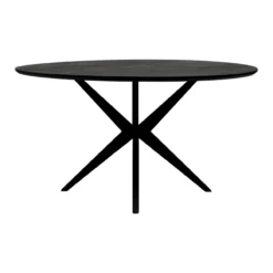 Kick tafel Havard - rond 140cm zwart