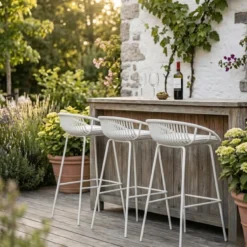 Kick (tuin)barkruk Rio - wit