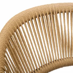 Kick Tuinstoel Coco - Zwart/beige