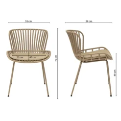 Kick tuinstoel Lot - beige