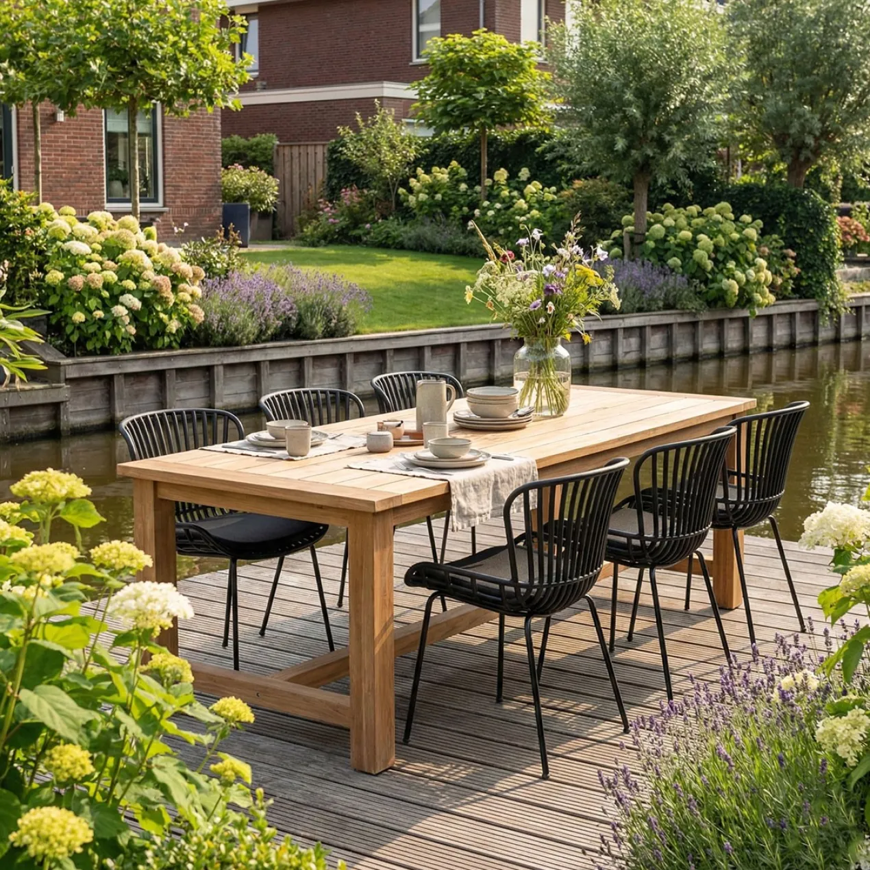 Kick tuinstoel Lot - zwart