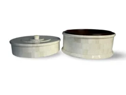 Kist bone inlay wit