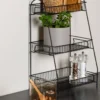 Kitchen rack Tidy large iron matt black