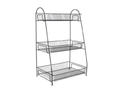 Kitchen rack Tidy large iron matt black