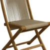 Klapstoel Teak Rope-Taupe