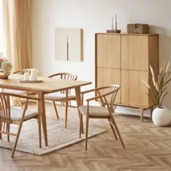 Kledingkast Mels naturel 140x45 cm