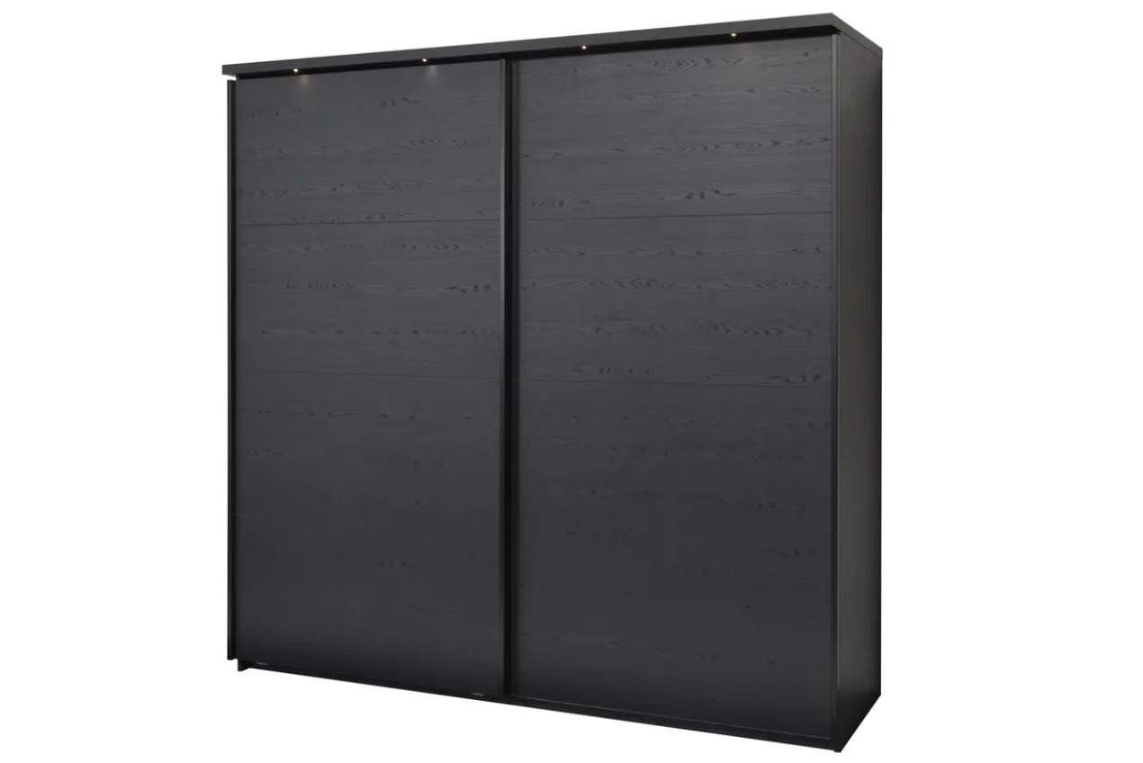 Kledingkast Nox 217 x 221 x 63 cm - Zwart