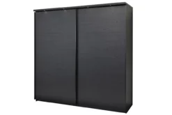 Kledingkast Nox 245 x 221 x 63 cm - Zwart