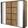 Kledingkast Tropix 217 x 221 x 63 cm - Mango fineer