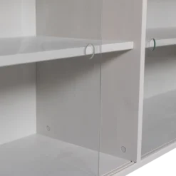 Klink opzetkast grenen mist [fsc]