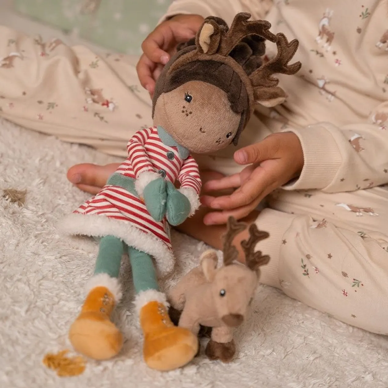 Knuffelpop kerst Evi #1