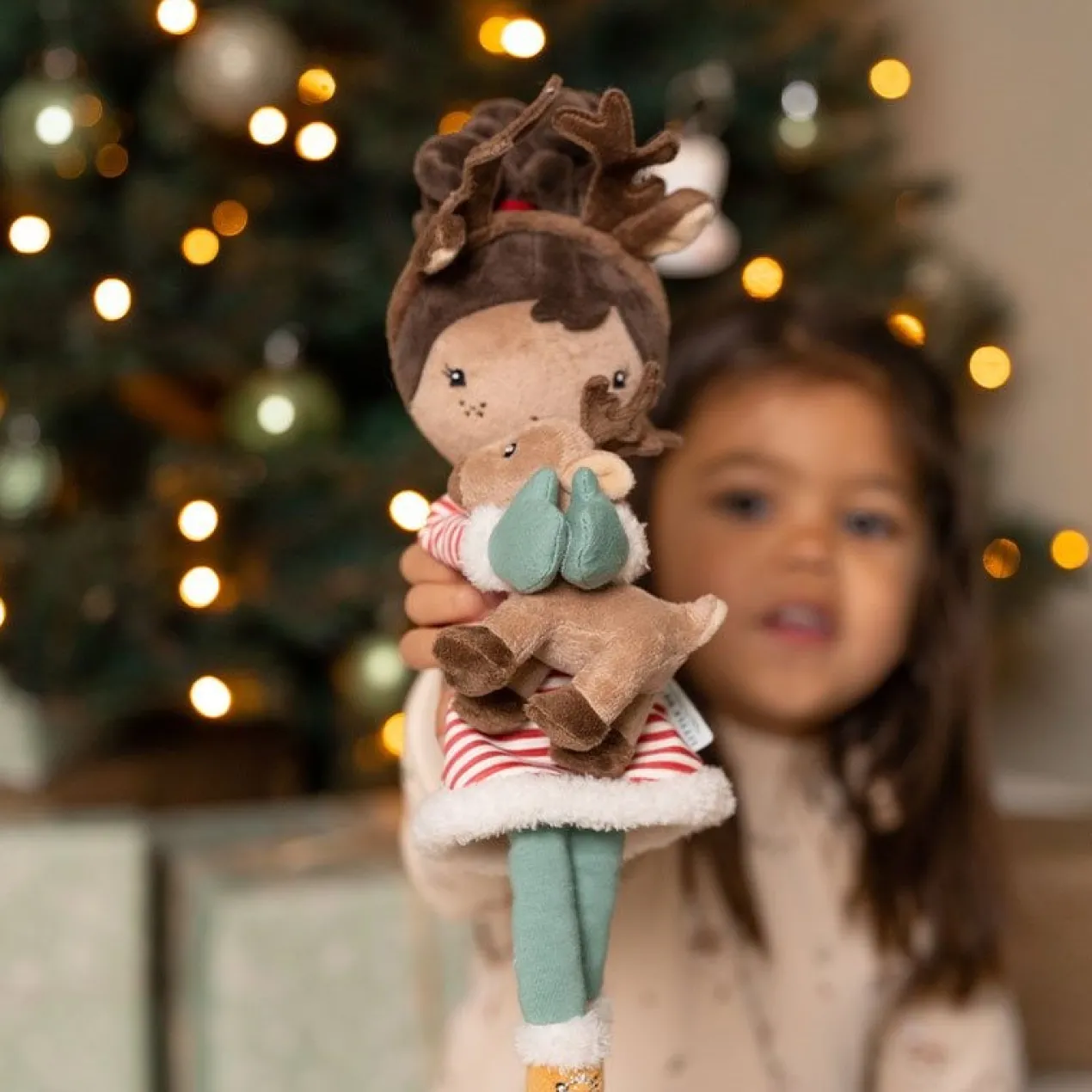 Knuffelpop kerst Evi #1