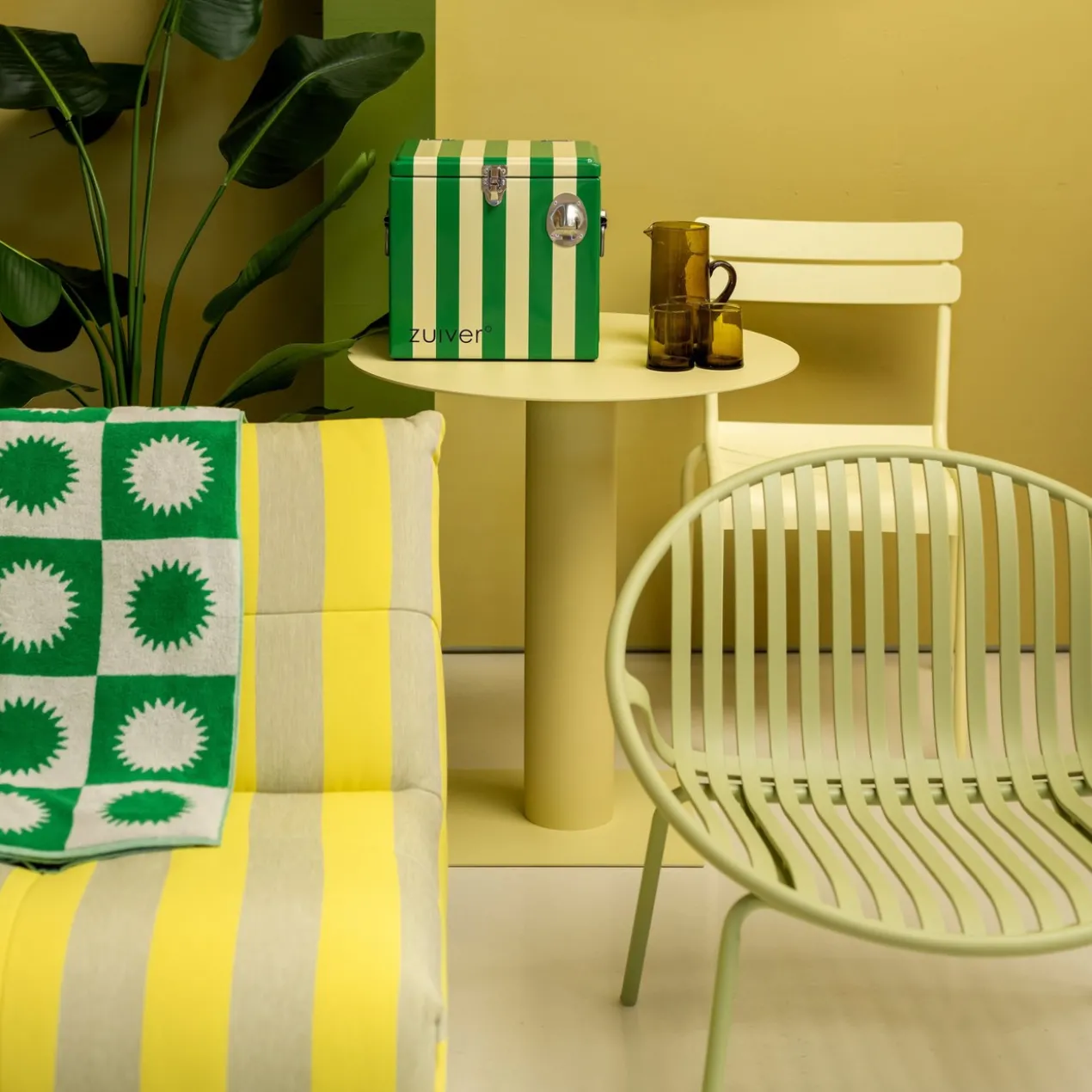 Koelbox Cooler Be Cute stripes green
