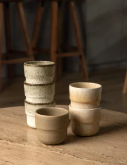 Koffiekopje Coral Clay - set van 2