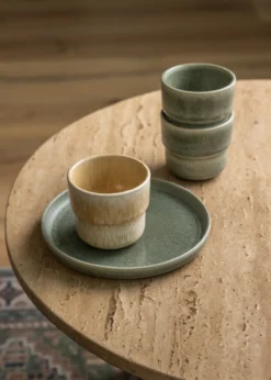 Koffiekopje Coral Clay - set van 2